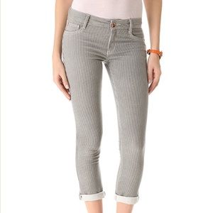 DL1961 Toni Cropped Skinny Stripe Jeans NWOT Sz 27